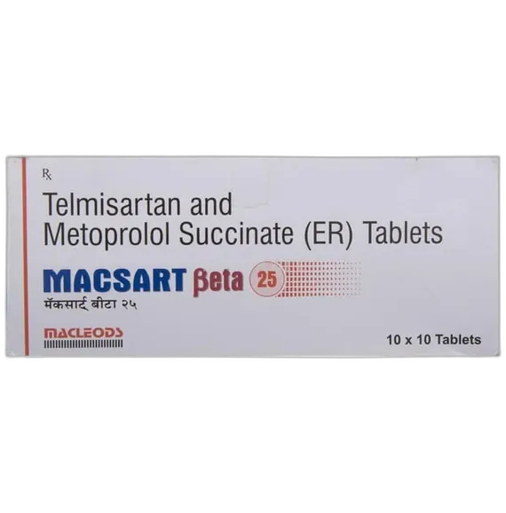 macsart beta 25mg tablet 10's